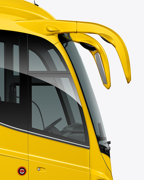 Bus Mockup   Side View PSD #7