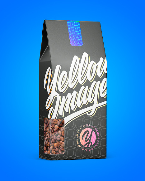 Paper Box With Coffee Beans Mockup Paper Box With Coffee Beans Mockup