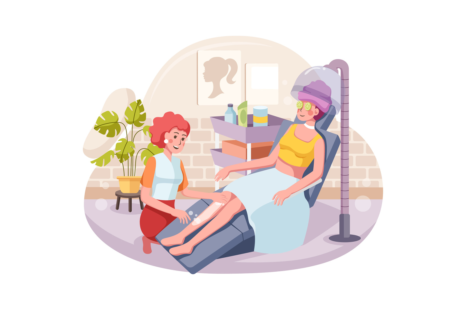 M202_Massage Service Illustrations