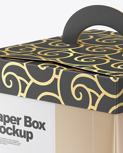 Paper Box Mockup PSD #4