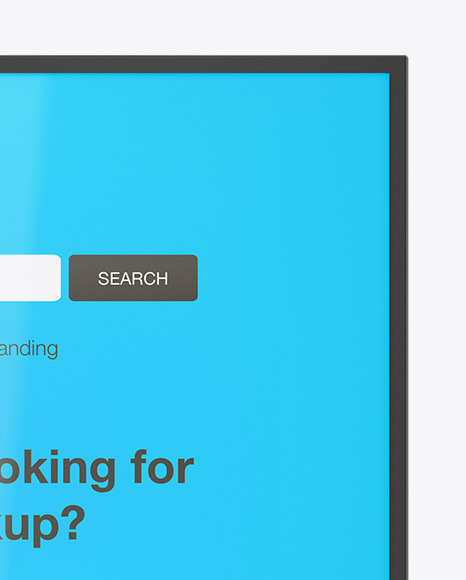 Glossy Display Stand Mockup PSD #1