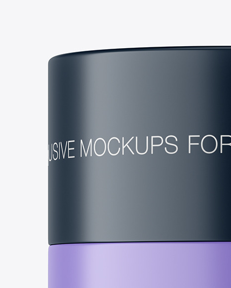 Matte Cosmetic Jar Mockup Matte Cosmetic Jar Mockup
