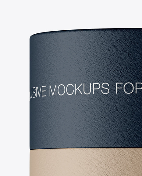 Paper Cosmetic Jar Mockup Paper Cosmetic Jar Mockup