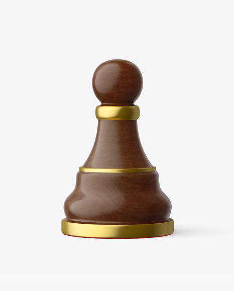 Chess Pawn Piece Mockup PSD #2