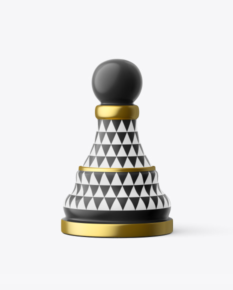 Chess Pawn Piece Mockup PSD #6