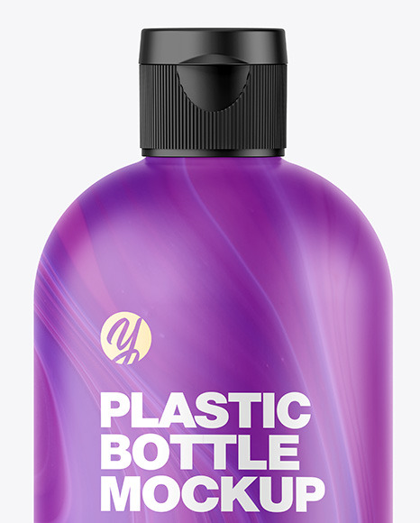 Matte Plastic Bottle Mockup PSD #2