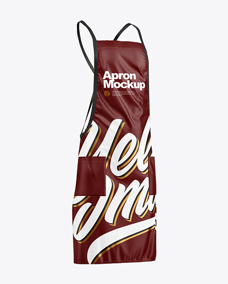 Apron Mockup In Apparel Mockups On Yellow Images Object Mockups