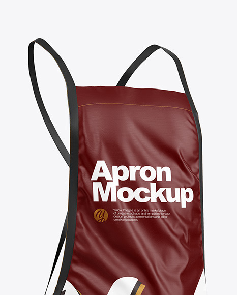 Download Apron Mockup In Apparel Mockups On Yellow Images Object Mockups