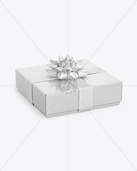 Download Kraft Gift Box Mockup in Box Mockups on Yellow Images ...