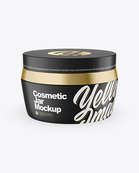 Cosmetic Jar Mockup PSD #2