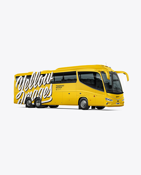 Bus Mockup   Half Side View PSD #7