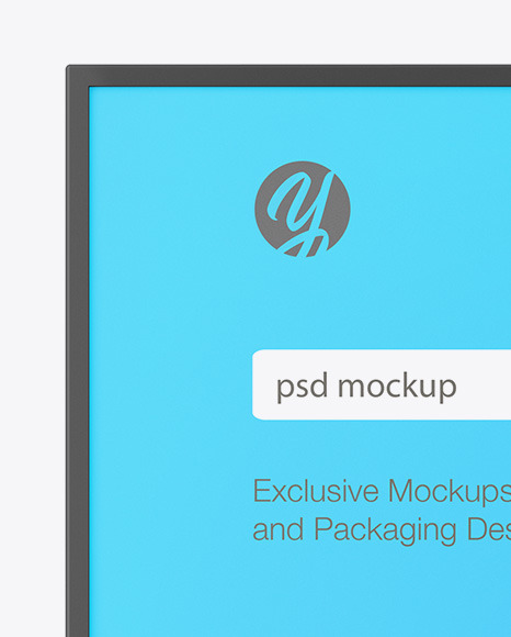 Glossy Display Stand Mockup PSD #1