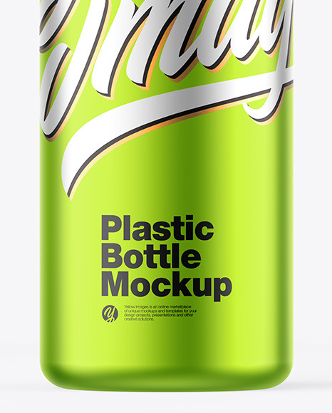 Matte Metallic Bottle Mockup PSD #1