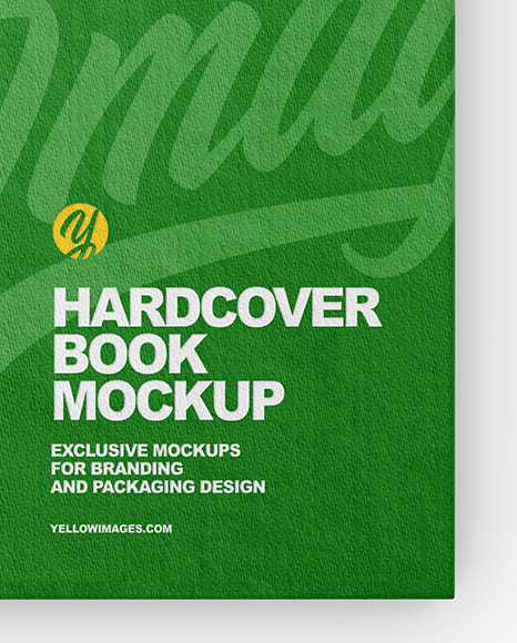 Fabric Hardcover Book Mockup PSD #2