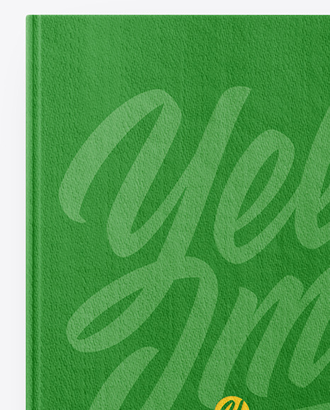 Fabric Hardcover Book Mockup PSD #1