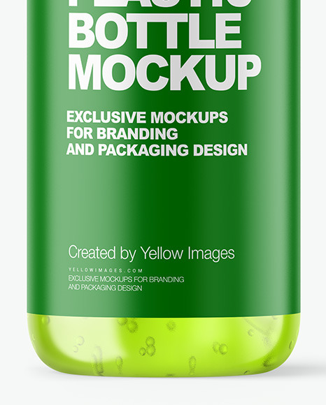 Download Color Liquid Cosmetic Bottle With Pump Mockup In Bottle Mockups On Yellow Images Object Mockups