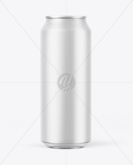 Matte Drink Can Mockup