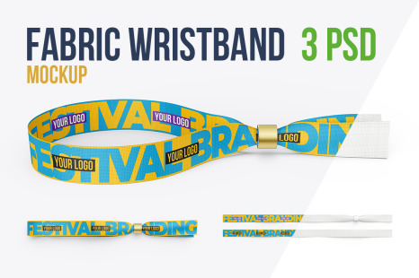 Download Silicone Wristbands Mockup 4 Psd In Apparel Mockups On Yellow Images Creative Store