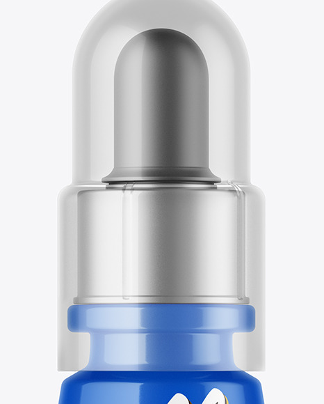 Glossy Dropper Bottle Mockup PSD #1