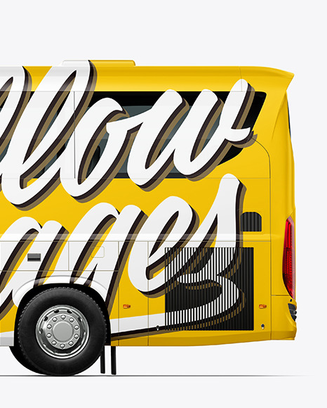 Bus Mockup - Side View