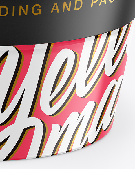 Glossy Cosmetic Jar Mockup Glossy Cosmetic Jar Mockup