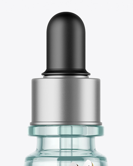 Blue Glass Dropper Bottle Mockup Blue Glass Dropper Bottle Mockup