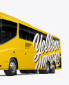 Bus Mockup - Half Side View