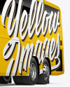 Bus Mockup - Half Side View