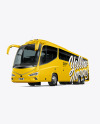 Bus Mockup - Half Side View
