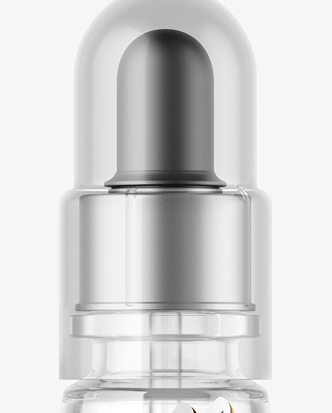 Clear Glass Dropper Bottle Mockup Clear Glass Dropper Bottle Mockup
