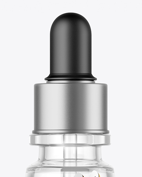 Clear Glass Dropper Bottle Mockup Clear Glass Dropper Bottle Mockup