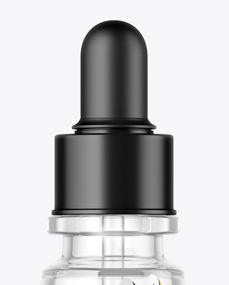 Clear Glass Dropper Bottle Mockup Clear Glass Dropper Bottle Mockup
