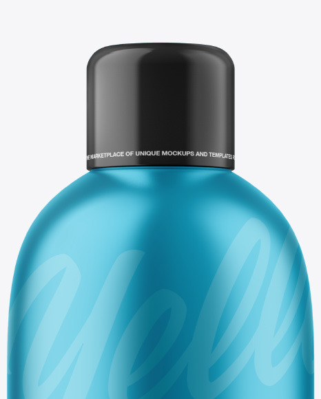 Metallic Bottle Mockup Metallic Bottle Mockup