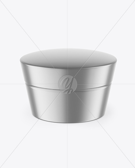 Download Matte Metallic Cosmetic Jar Mockup Free Mockups