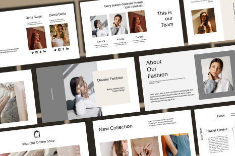 Disney Fashion Powerpoint Template