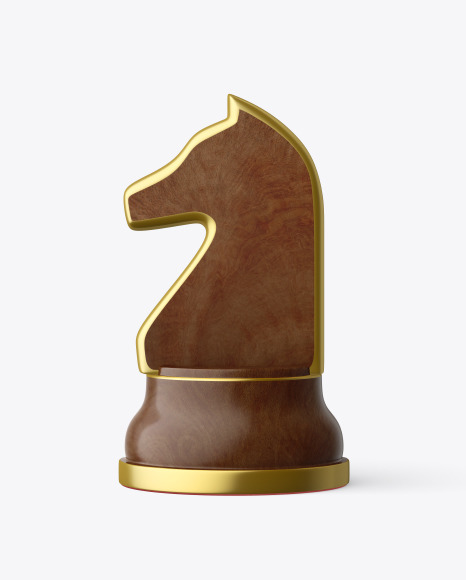 Chess Knight Piece Mockup PSD #2