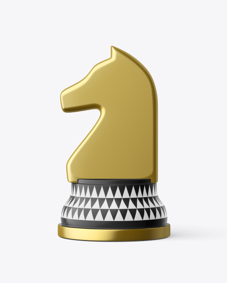 Chess Knight Piece Mockup PSD #6