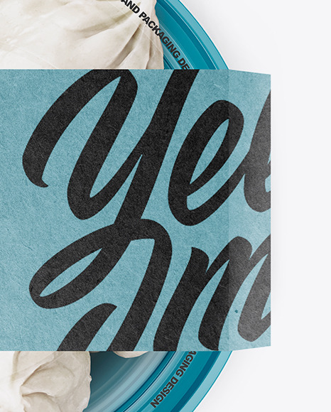 Plastic Bowl with Khinkali Mockup PSD #7