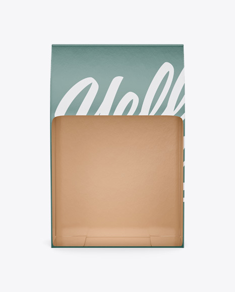 Paper Bag with a Window Mockup PSD #3