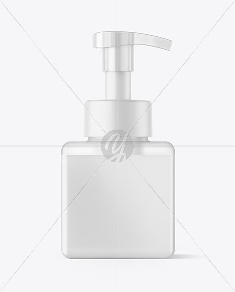 Download Frosted Liquid Soap Bottle with Pump Mockup Free Mockups