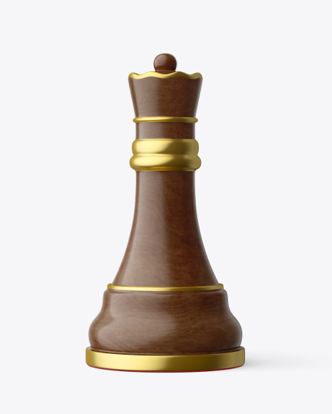 Chess Queen Piece Mockup PSD #2