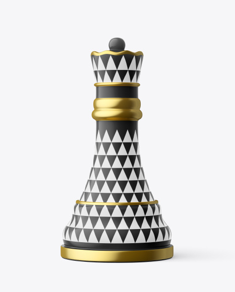 Chess Queen Piece Mockup PSD #6