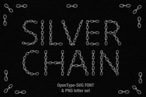 Silver Chain Font