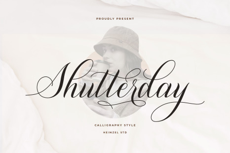 Shutterday - Calligraphy Font