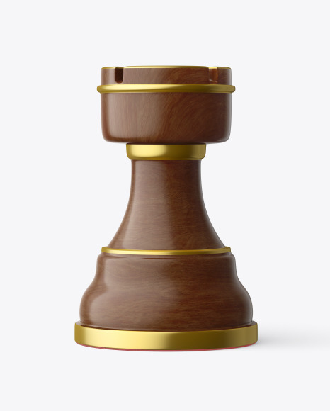 Chess Rook Piece Mockup PSD #2