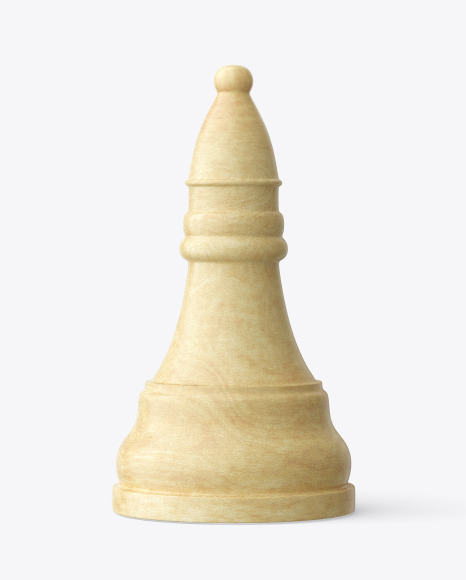 Chess Bishop Piece Mockup PSD #1