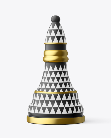 Chess Bishop Piece Mockup PSD #6