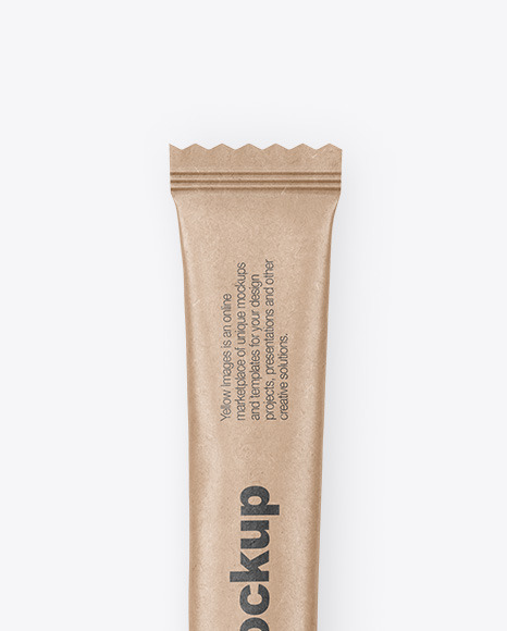 Kraft Stick Sachet Mockup PSD #3