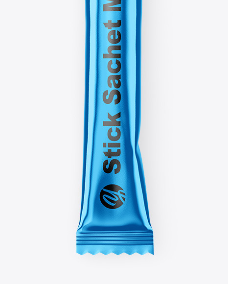 Metallic Stick Sachet Mockup PSD #1
