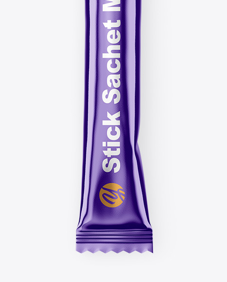 Metallic Stick Sachet Mockup PSD #5